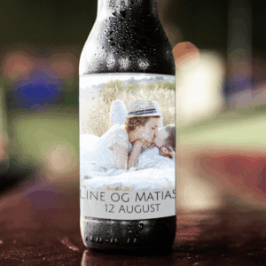 Etiketter til flasker og glass